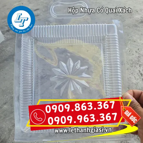 HỘP NHỰA ĐỰNG BÁNH MỨT, LẠP XƯỞNG CÓ QUAI XÁCH