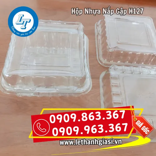 HỘP NHỰA NẮP GẬP H127