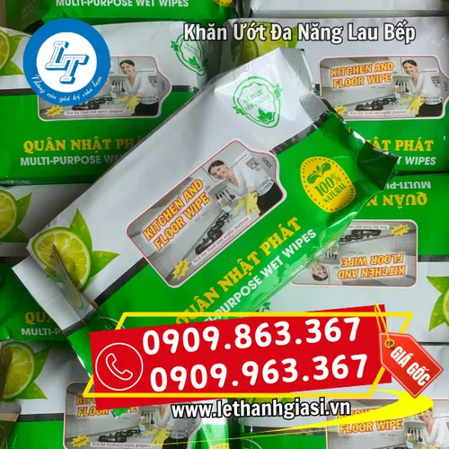 KHĂN ƯỚT ĐA NĂNG LAU BẾP