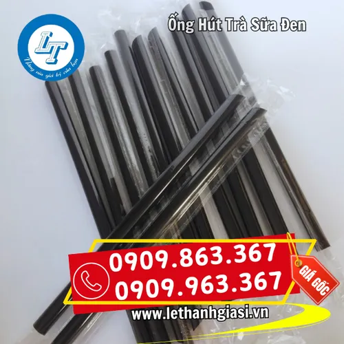 ỐNG HÚT TRÀ SỮA ĐEN