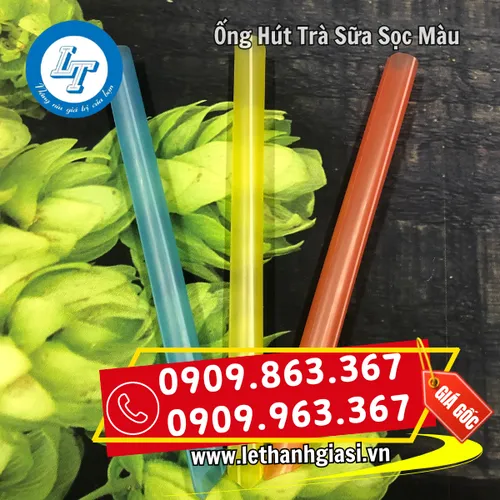ỐNG HÚT TRÀ SỮA NHIỀU MÀU