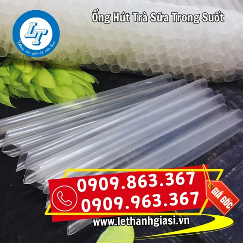 ỐNG HÚT TRÀ SỮA TRONG SUỐT