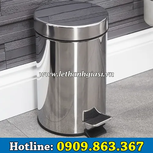 THÙNG RÁC INOX ĐẠP CHÂN