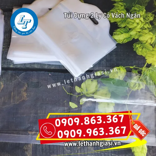 TÚI ĐỰNG 2 LY CÓ VÁCH NGĂN