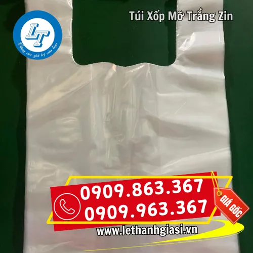 TÚI XỐP MỠ TRẮNG ZIN