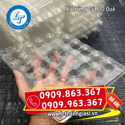 VỈ ĐỰNG TRỨNG CÚT 30 QUẢ