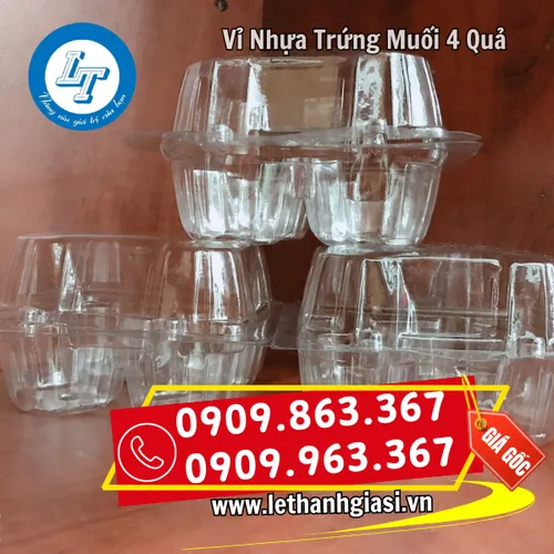 VỈ 4 TRỨNG VỊT MUỐI