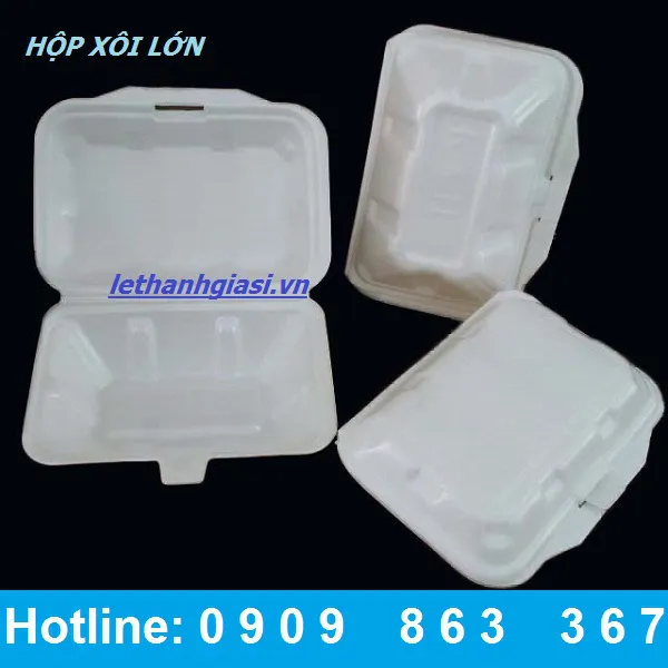 HỘP XỐP ĐỰNG CƠM SÂU LÒNG - HỘP XÔI GÀ