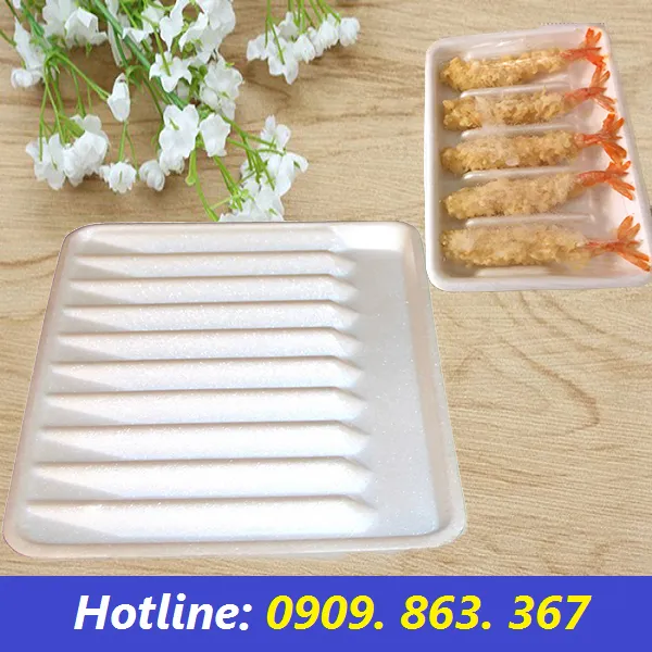 KHAY XỐP ĐỰNG TÔM