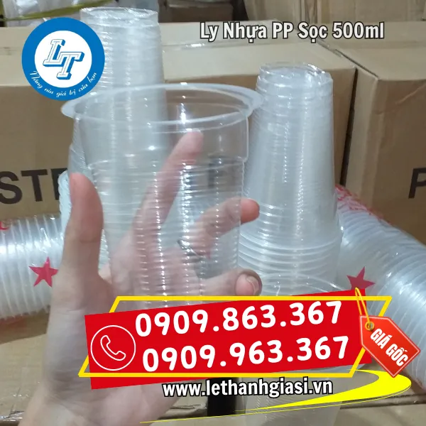 LY NHỰA PP 500ML SỌC