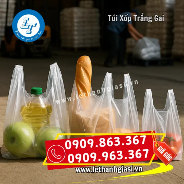 TÚI XỐP TRẮNG GAI