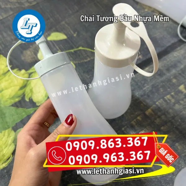 CHAI TƯƠNG BẦU NHỰA MỀM