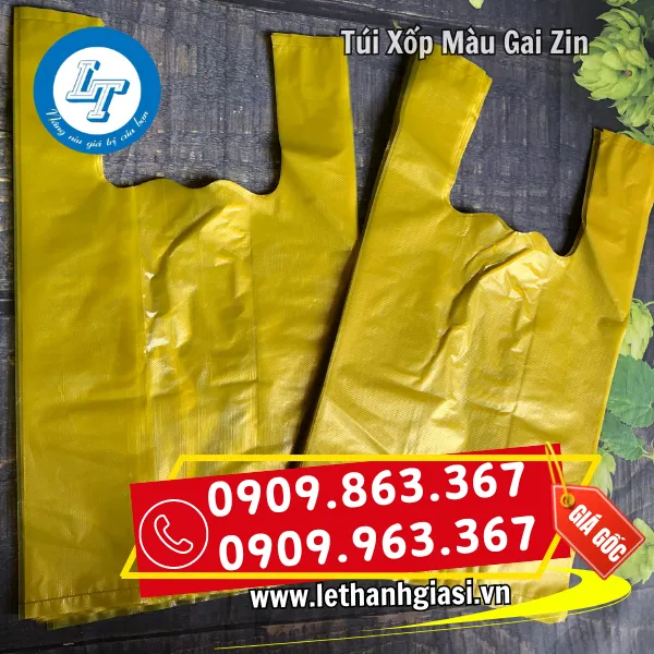 TÚI XỐP MÀU GAI ZIN