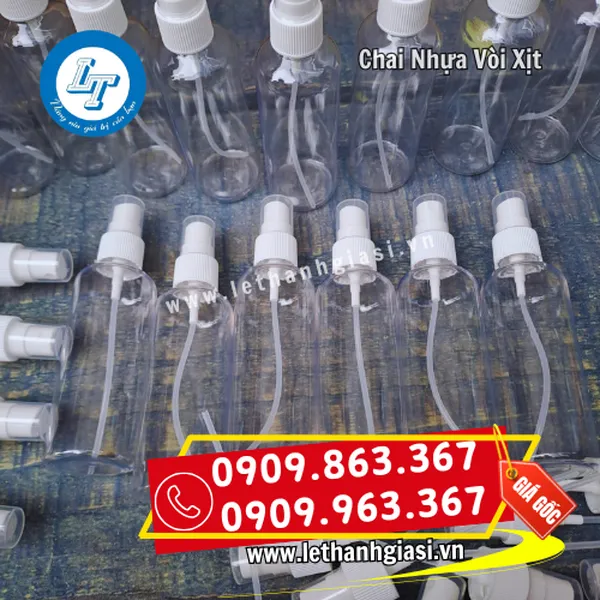 CHAI NHỰA VÒI XỊT