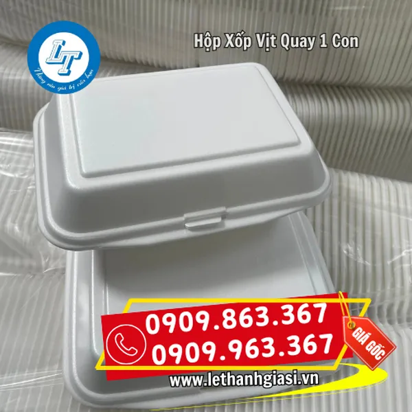 HỘP XỐP VỊT QUAY 1 CON