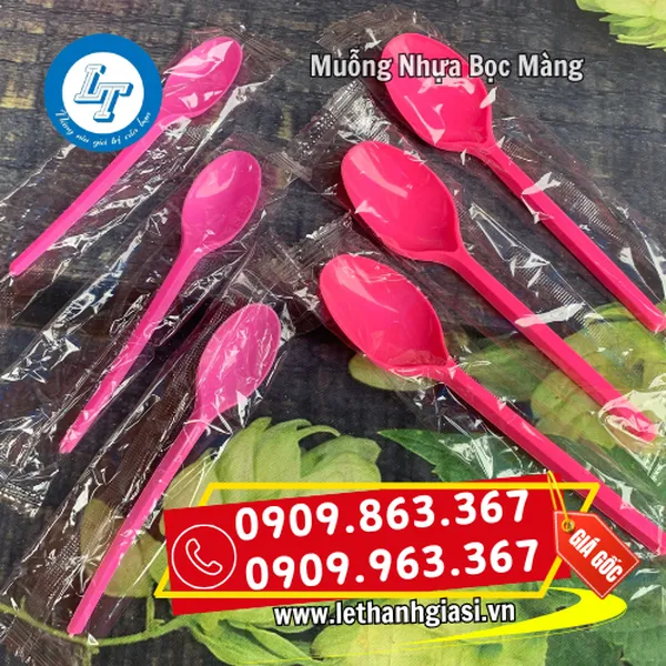 MUỖNG NHỰA BỌC MÀNG