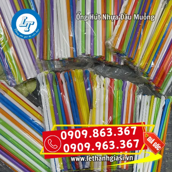 ỐNG HÚT NHỰA ĐẦU MUỖNG