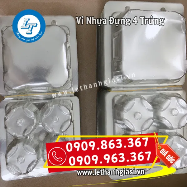 VỈ 4 TRỨNG VỊT MUỐI