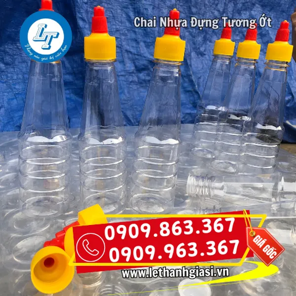 CHAI NHỰA ĐỰNG TƯƠNG ỚT