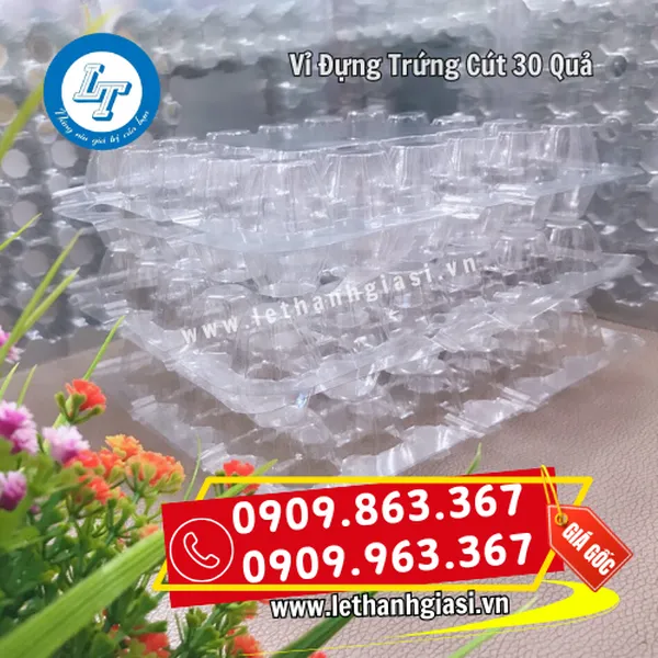 VỈ ĐỰNG TRỨNG CÚT 30 QUẢ