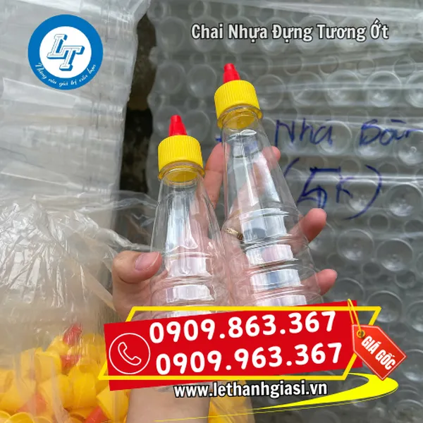 CHAI NHỰA ĐỰNG TƯƠNG ỚT