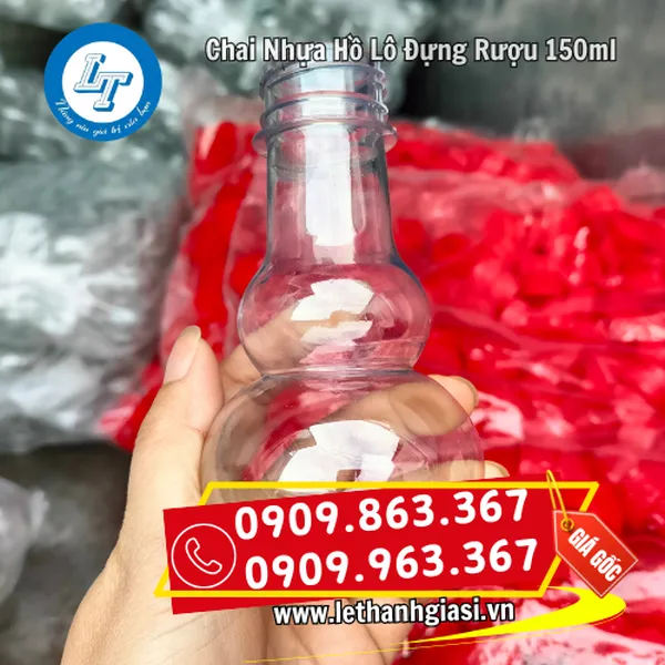 CHAI NHỰA HỒ LÔ ĐỰNG RƯỢU