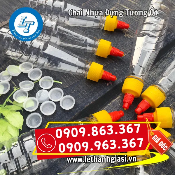CHAI NHỰA ĐỰNG TƯƠNG ỚT