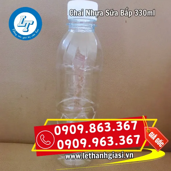 CHAI NHỰA ĐỰNG SỮA BẮP 330ML