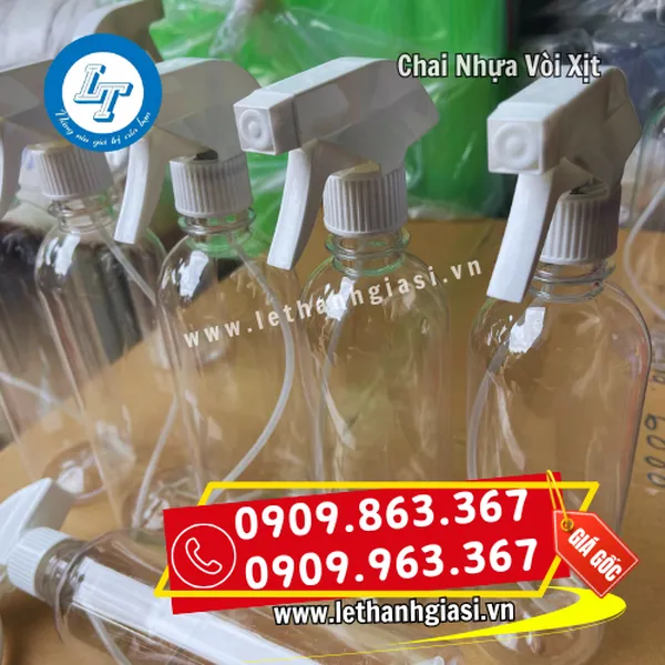 CHAI NHỰA VÒI XỊT