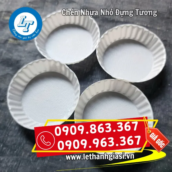 CHÉN NHỰA NHỎ ĐỰNG NƯỚC CHẤM