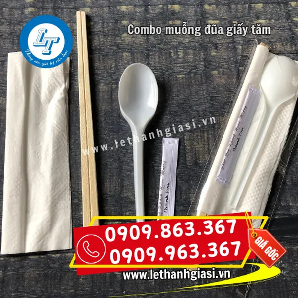 COMBO MUỖNG ĐŨA GIẤY TĂM