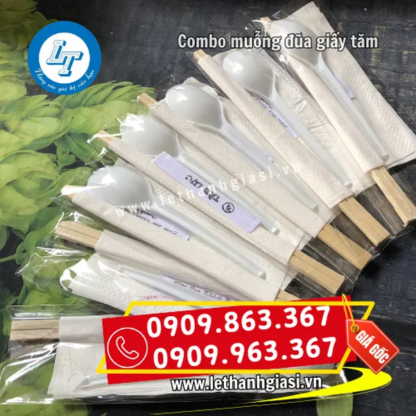 COMBO MUỖNG ĐŨA GIẤY TĂM
