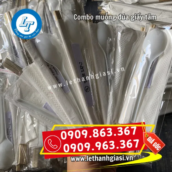 COMBO MUỖNG ĐŨA GIẤY TĂM