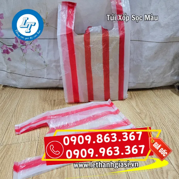 TÚI XỐP SỌC MÀU