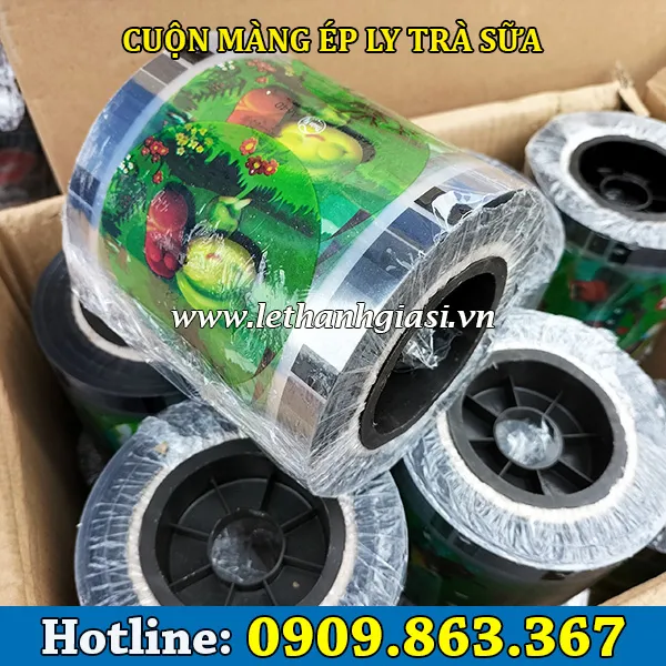 CUỘN MÀNG ÉP LY TRÀ SỮA