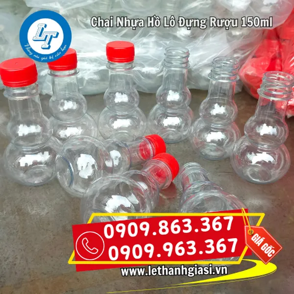 CHAI NHỰA HỒ LÔ ĐỰNG RƯỢU