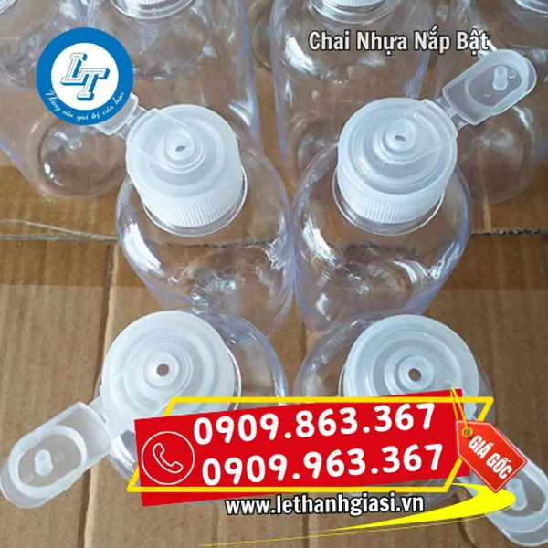 CHAI NHỰA NẮP BẬT