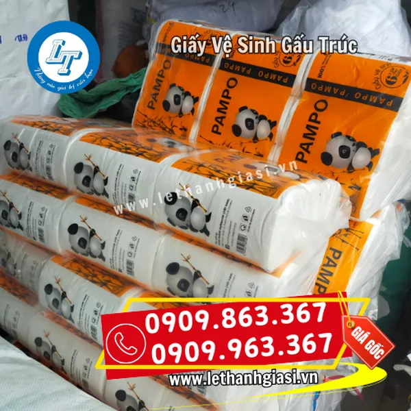 GIẤY VỆ SINH GẤU TRÚC
