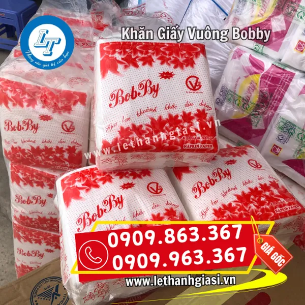 KHĂN GIẤY VUÔNG BOBBY