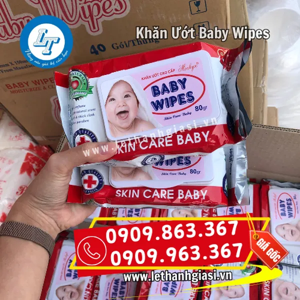 KHĂN ƯỚT BABY WIPES 80G