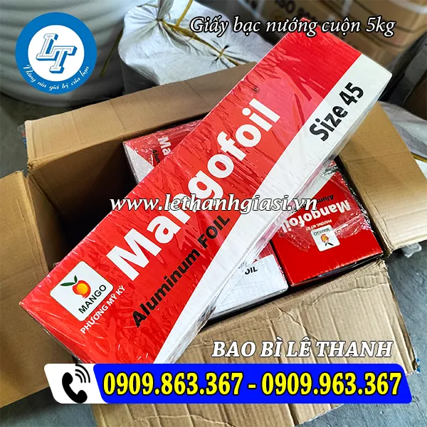 GIẤY BẠC NƯỚNG CUỘN 5KG