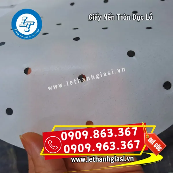 GIẤY NẾN TRÒN ĐỤC LỖ
