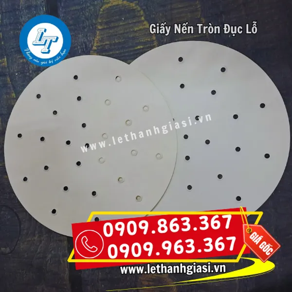 GIẤY NẾN TRÒN ĐỤC LỖ