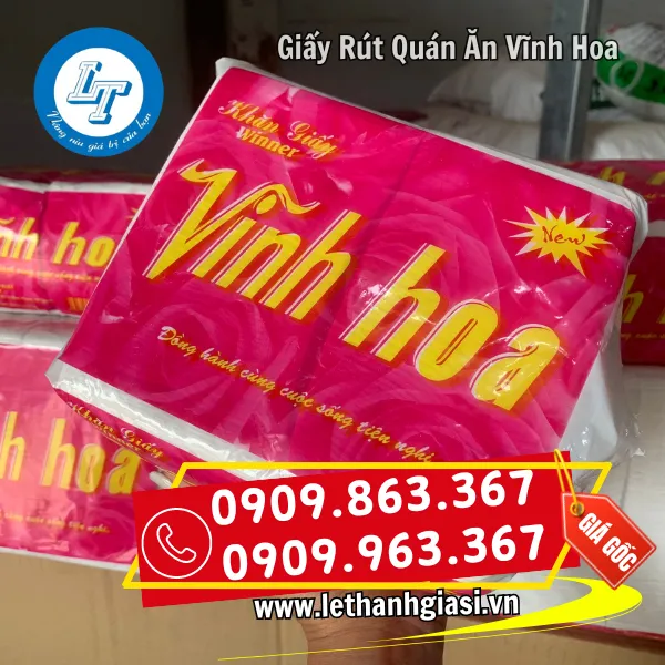 GIẤY RÚT QUÁN ĂN VĨNH HOA