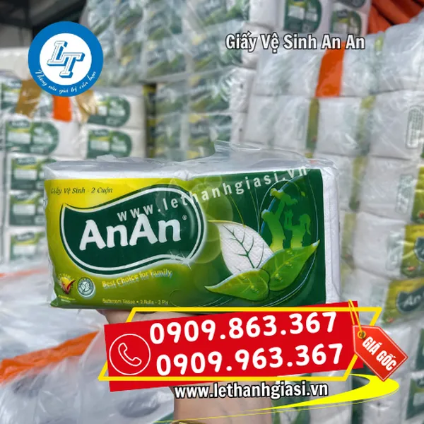 GIẤY VỆ SINH AN AN 10 CUỘN