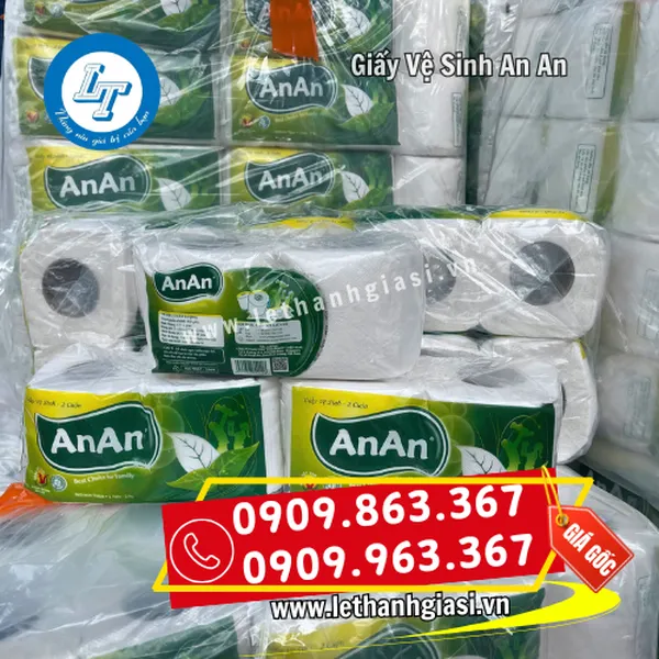 GIẤY VỆ SINH AN AN 10 CUỘN