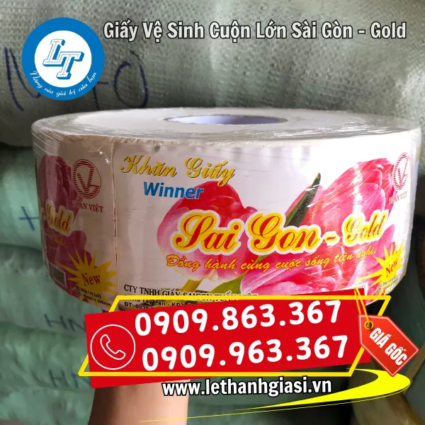 GIẤY VỆ SINH CUỘN LỚN SÀI GÒN