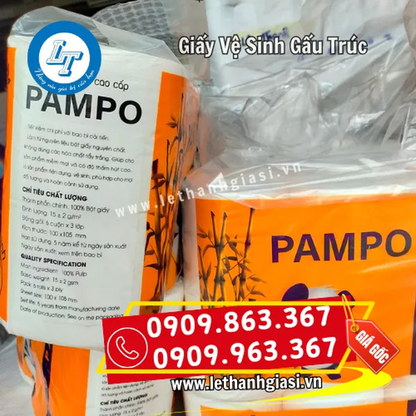 GIẤY VỆ SINH GẤU TRÚC