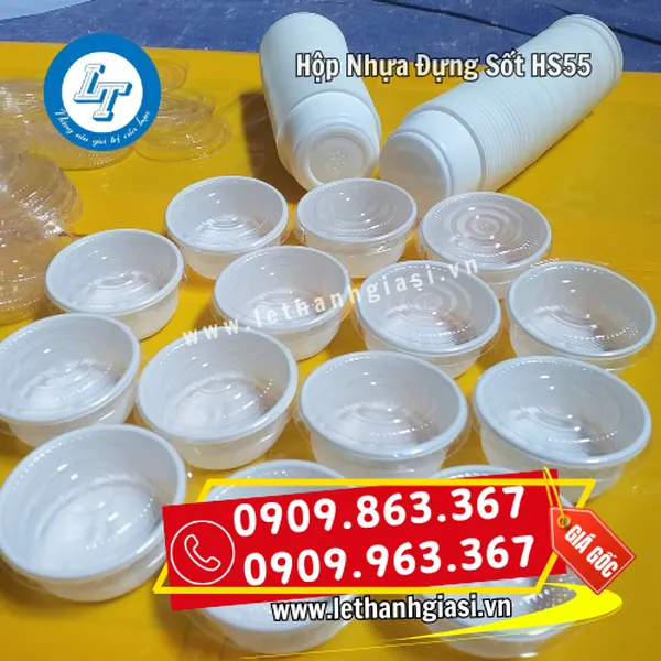 HỘP NHỰA ĐỰNG NƯỚC SỐT HS55