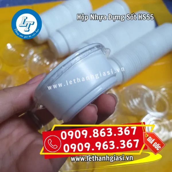 HỘP NHỰA ĐỰNG NƯỚC SỐT HS55